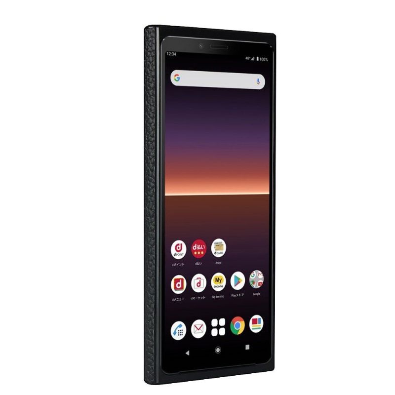 Telefoonhoesje voor Sony Xperia 10 II Bescherming Ledereffect Met Riem