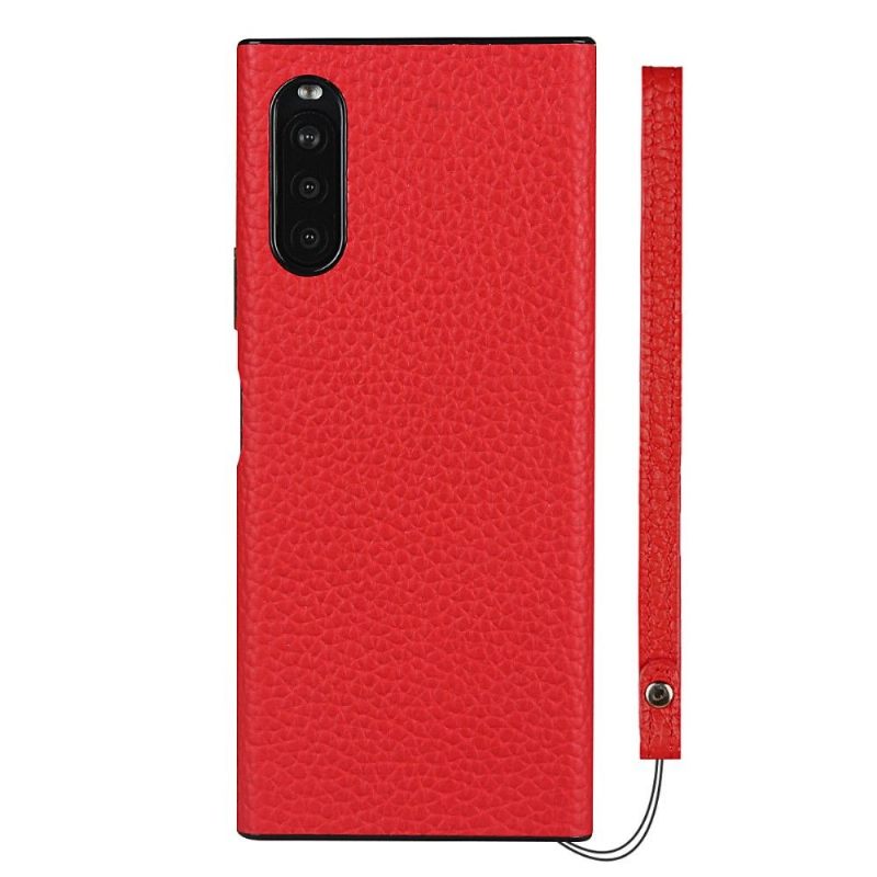 Telefoonhoesje voor Sony Xperia 10 II Bescherming Ledereffect Met Riem