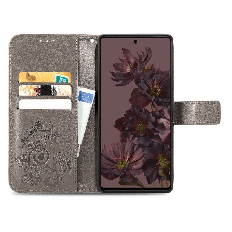 Flip Case voor Google Pixel 7 Pro Aziatische Bloemen