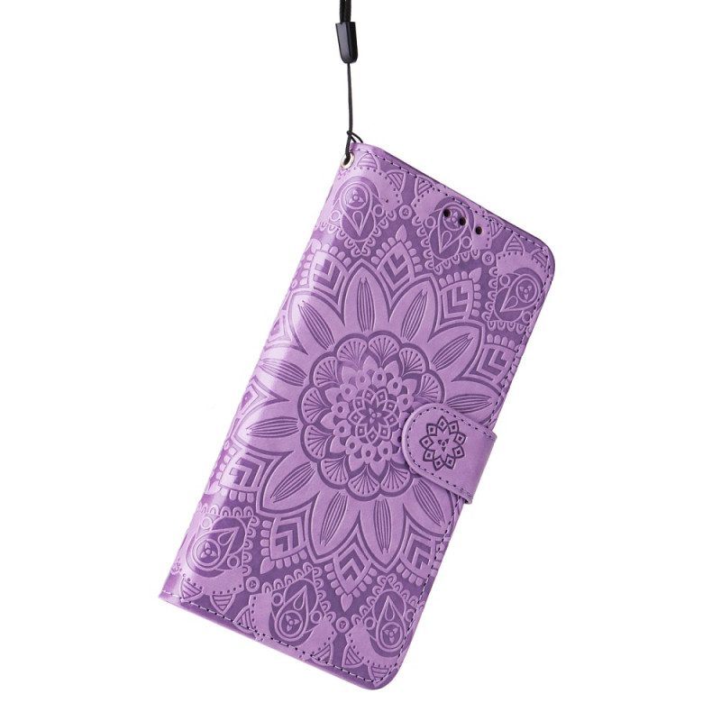 Flip Case voor Honor 90 Lite Met Ketting Mandala Met Bandje