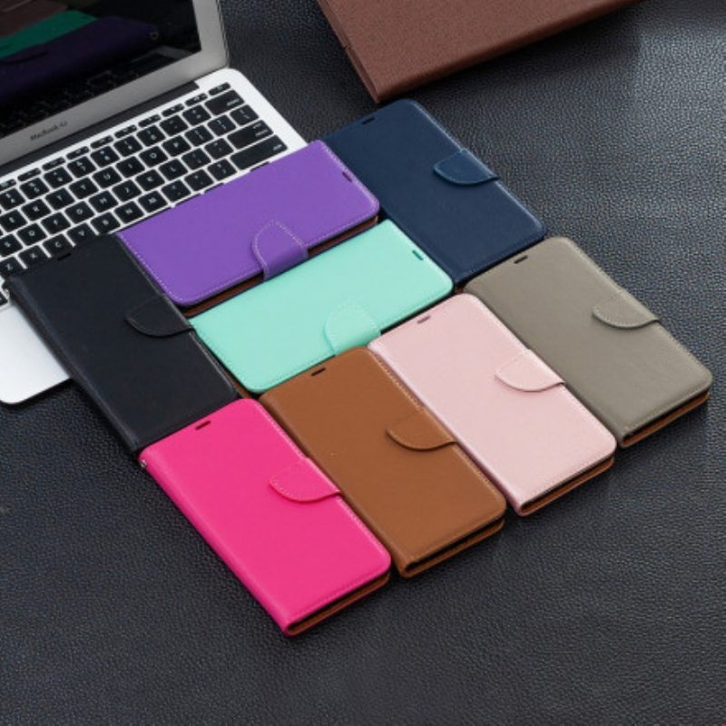 Flip Case voor Huawei P50 Folio-hoesje Lychee Rabat Schuin