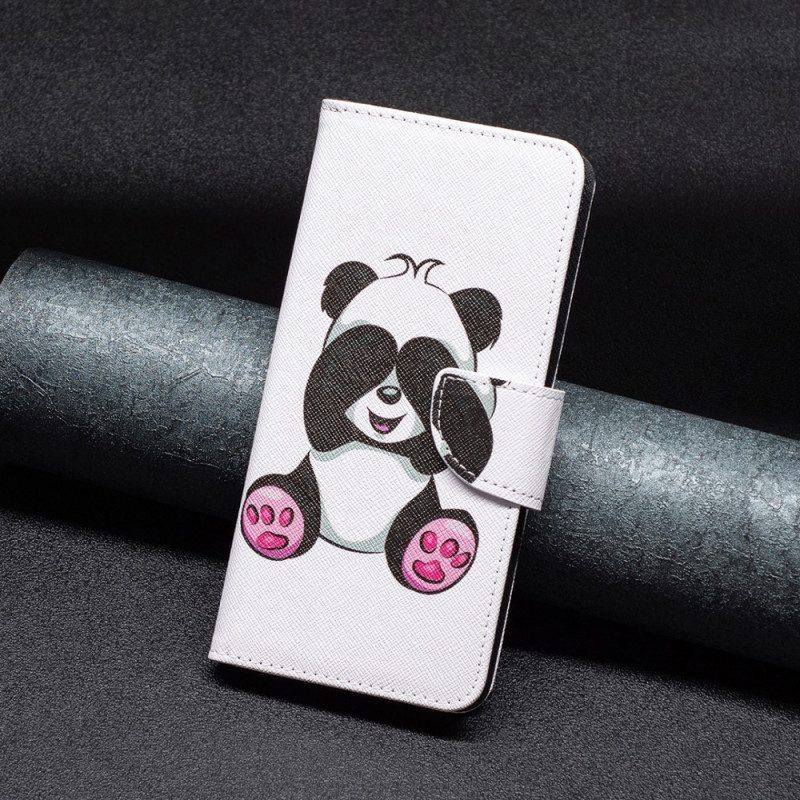 Flip Case voor iPhone 15 Plus Panda