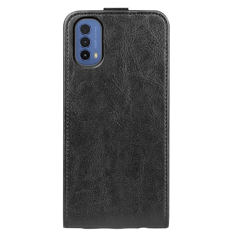 Flip Case voor Moto E40 / E30 / E20 Folio-hoesje Retro Opvouwbaar