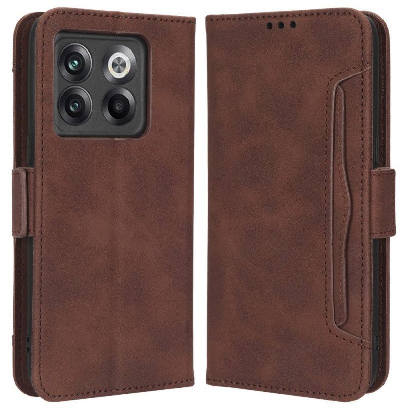 Flip Case voor OnePlus 10T 5G Premier Class Met Meerdere Kaarten