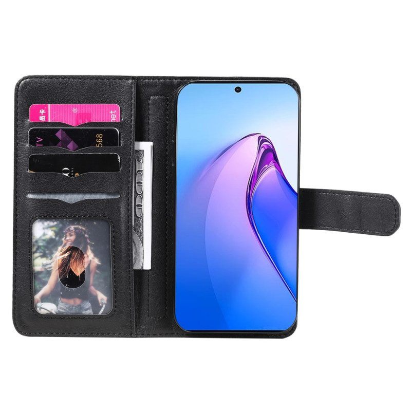 Flip Case voor Oppo Reno 8 Pro Kaarthouder