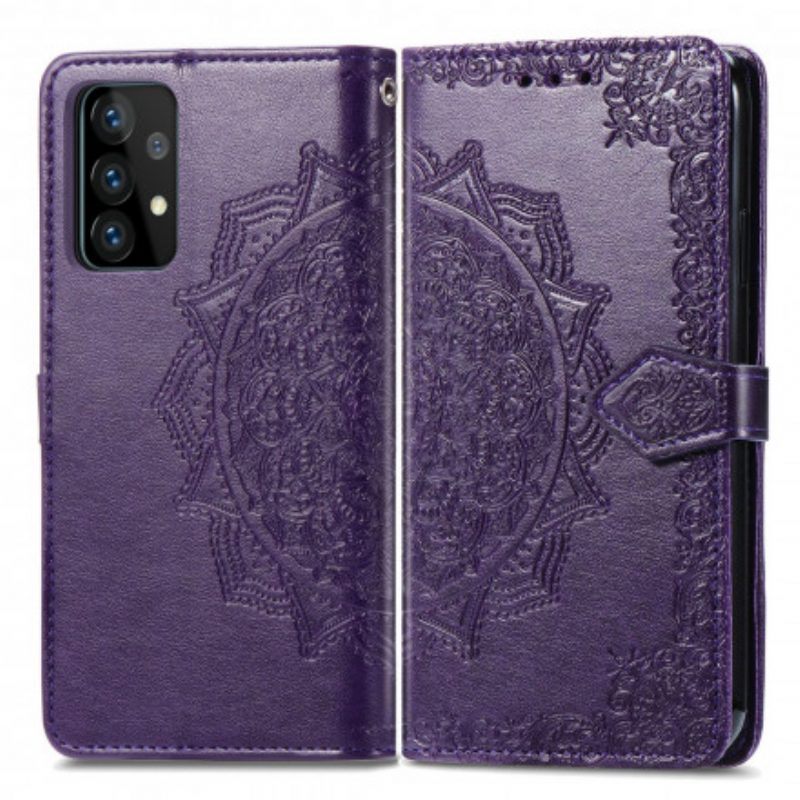 Flip Case voor Samsung Galaxy A52 4G / A52 5G / A52s 5G Mandala Middeleeuwen