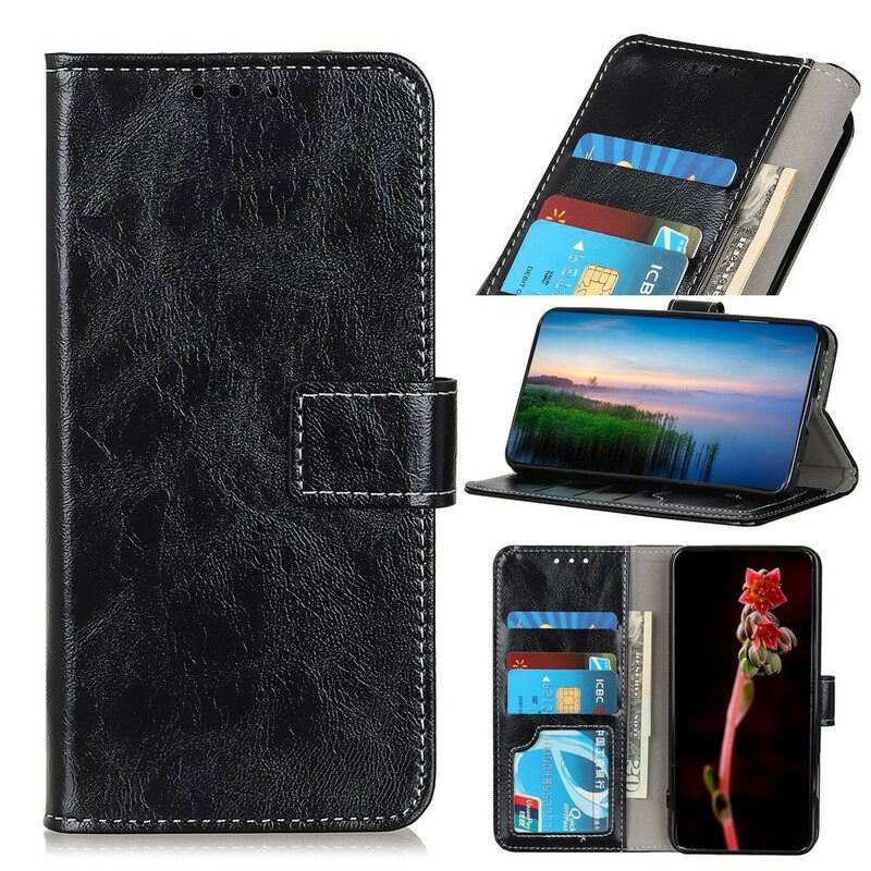 Flip Case voor Samsung Galaxy S20 Plus / S20 Plus 5G Glanzend En Naden