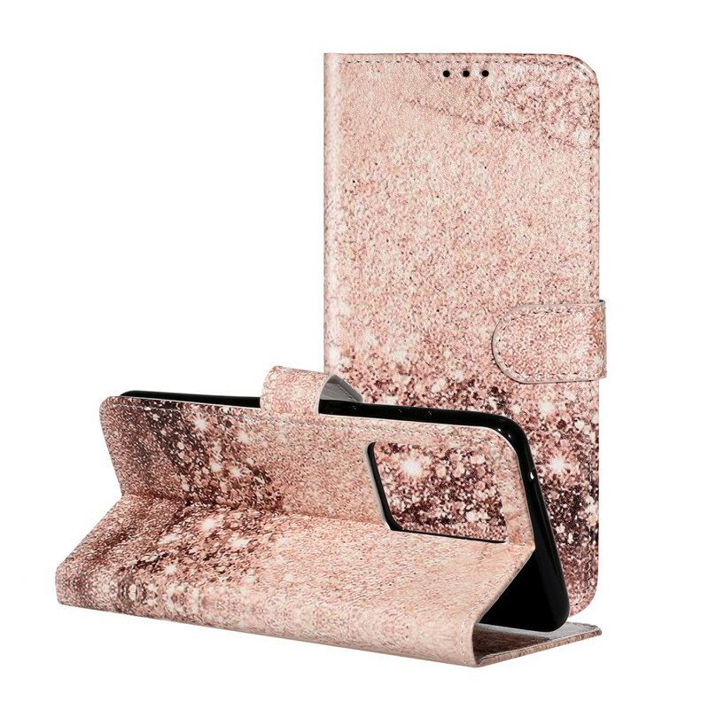 Flip Case voor Samsung Galaxy S20 Plus / S20 Plus 5G Ontwerper Pailletten