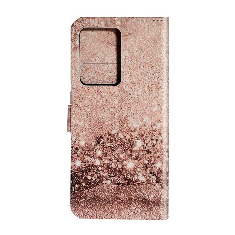 Flip Case voor Samsung Galaxy S20 Plus / S20 Plus 5G Ontwerper Pailletten