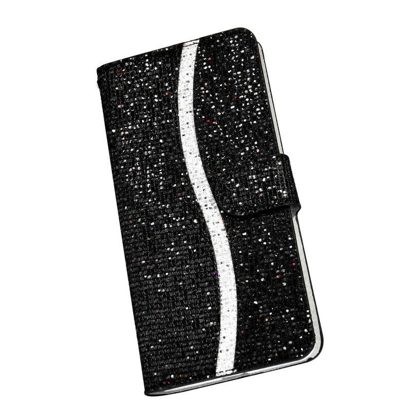 Flip Case voor Samsung Galaxy S20 Plus / S20 Plus 5G Pailletten S-ontwerp