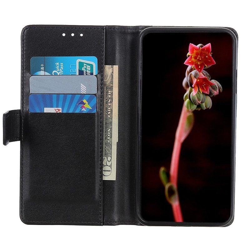 Flip Case voor Samsung Galaxy S23 5G Leren Styling