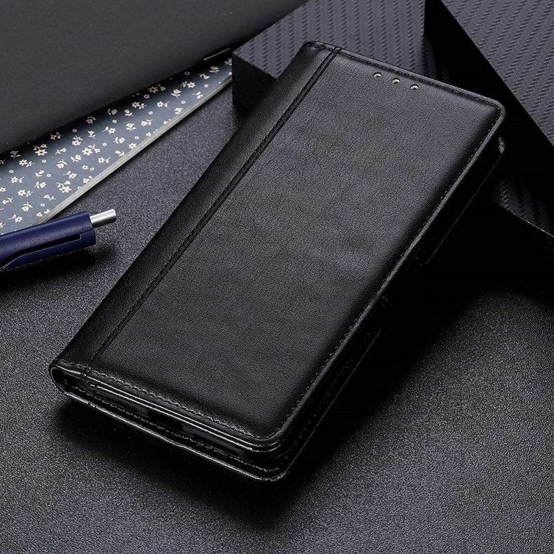 Flip Case voor Samsung Galaxy S23 5G Leren Styling