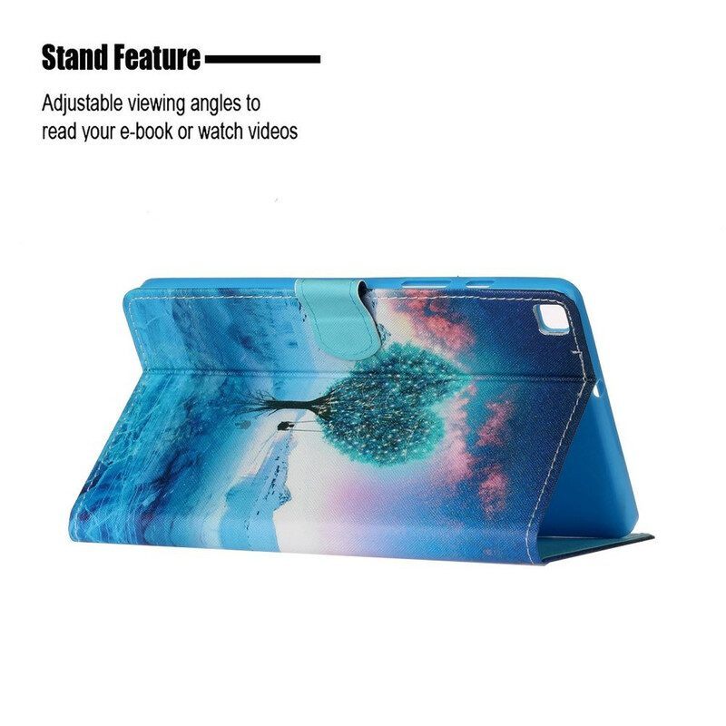 Flip Case voor Samsung Galaxy Tab A7 Lite Boom Hart