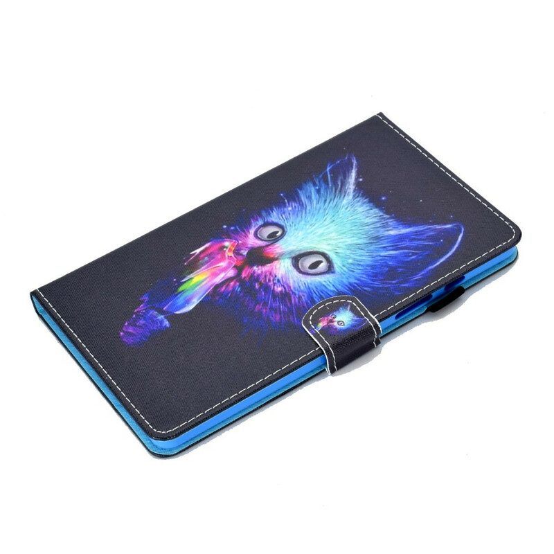 Flip Case voor Samsung Galaxy Tab A7 Lite Psycho Kat