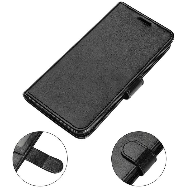 Flip Case voor Vivo Y76 5G Designer Leereffect