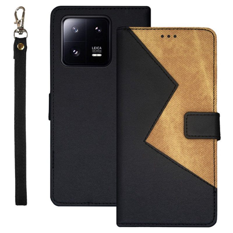 Flip Case voor Xiaomi 13 Pro Tweekleurige Idewei