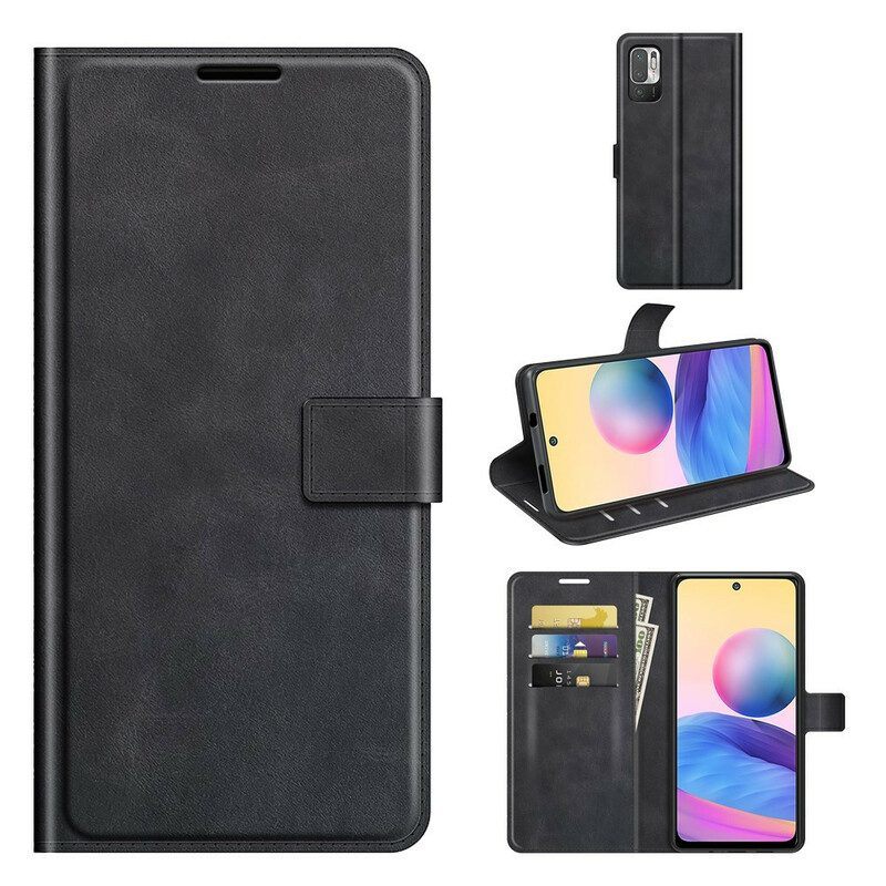 Flip Case voor Xiaomi Redmi Note 10 5G Leren Styling