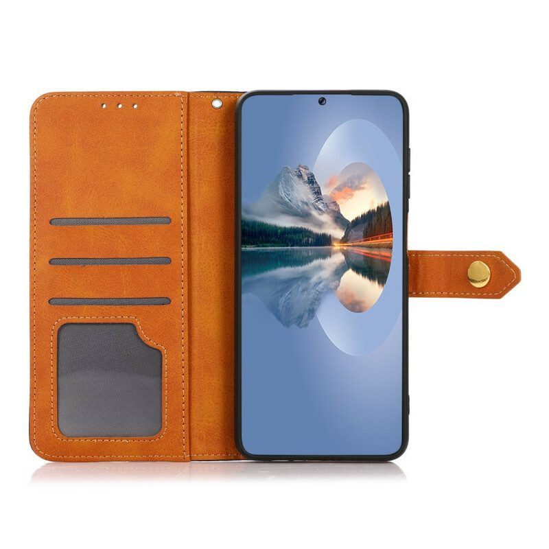 Flip Case voor Xiaomi Redmi Note 10 5G Met Khazneh-riem