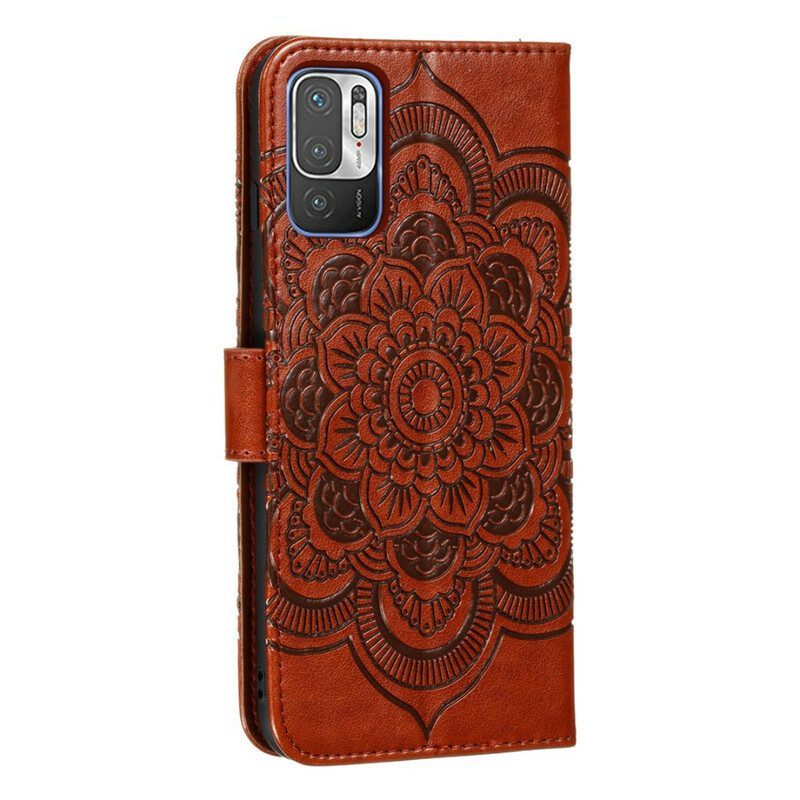 Flip Case voor Xiaomi Redmi Note 10 5G Volledige Mandala