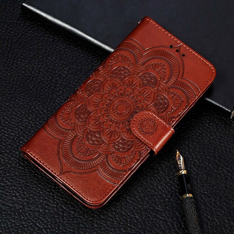 Flip Case voor Xiaomi Redmi Note 10 5G Volledige Mandala