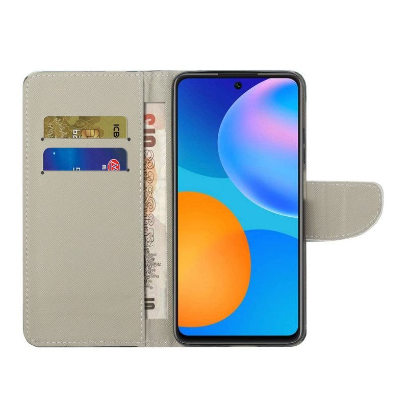 Flip Case voor Xiaomi Redmi Note 11 / 11S Blijf Kalm En Schitter