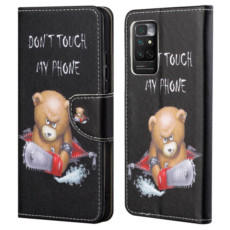 Flip Case voor Xiaomi Redmi Note 11 / 11S Gevaarlijke Beer