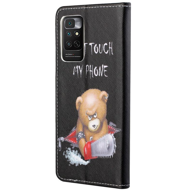 Flip Case voor Xiaomi Redmi Note 11 / 11S Gevaarlijke Beer