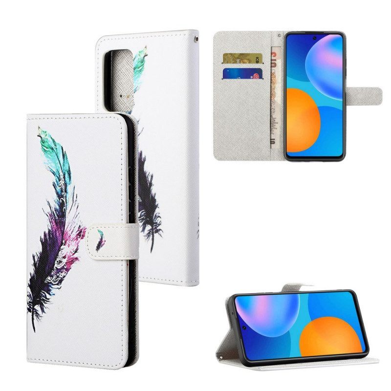 Flip Case voor Xiaomi Redmi Note 11 / 11S Met Ketting Veer Met Koord