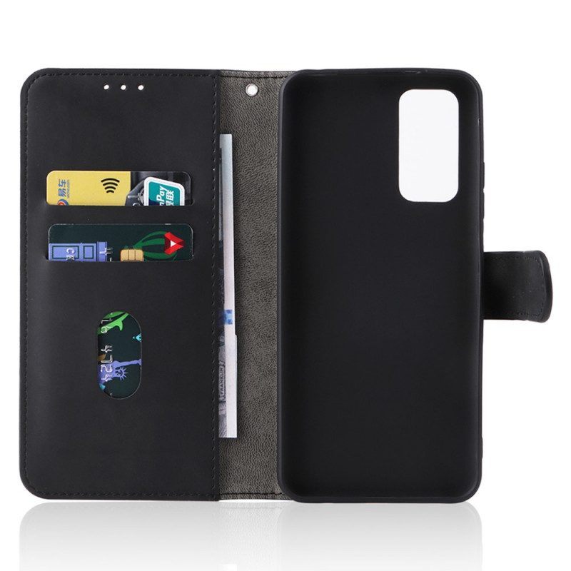 Flip Case voor Xiaomi Redmi Note 11 / 11S Skin-touch Met Sleutelkoord