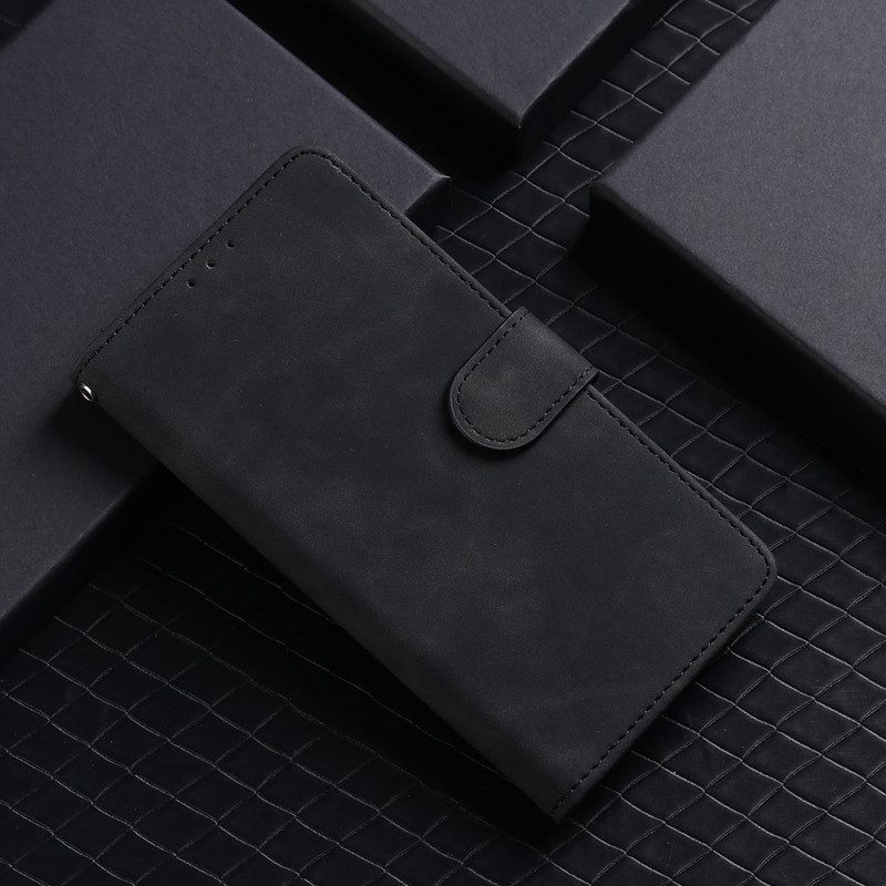 Flip Case voor Xiaomi Redmi Note 11 / 11S Skin-touch Met Sleutelkoord