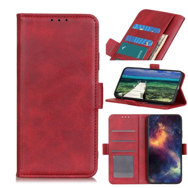 Folio-hoesje voor Honor 50 Lite Flip Case Geweven Textuur