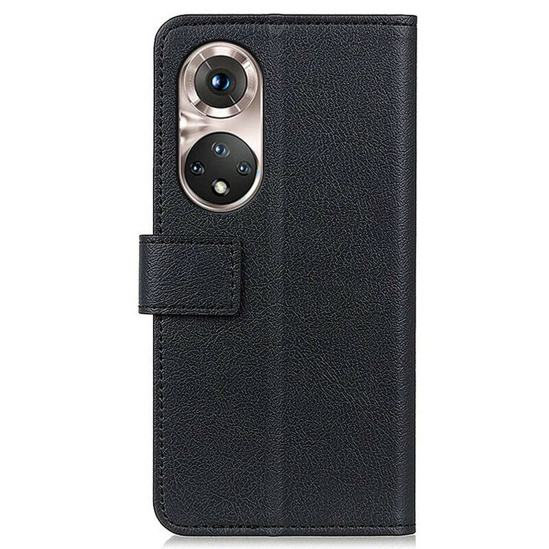 Folio-hoesje voor Honor 50 Pro Honor Magic 4 Pro Gehard Glas Imak Beschermende Lens