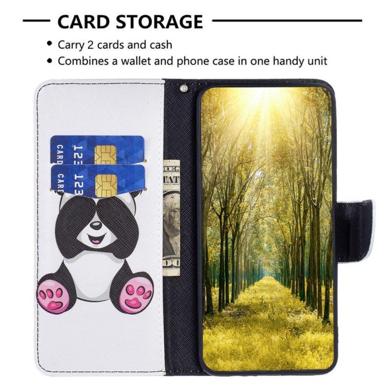 Folio-hoesje voor iPhone 14 Pro Max Panda