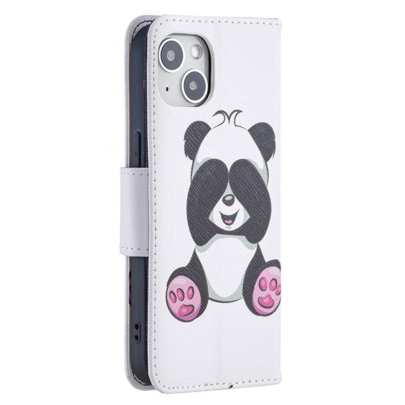 Folio-hoesje voor iPhone 15 Panda