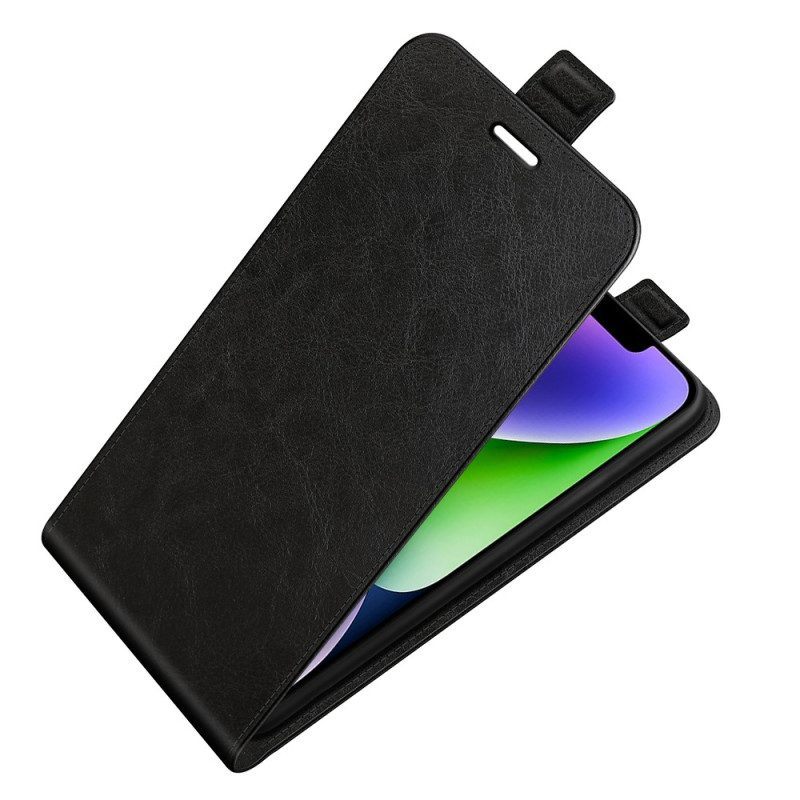 Folio-hoesje voor iPhone 15 Plus Flip Case Verticale Klep