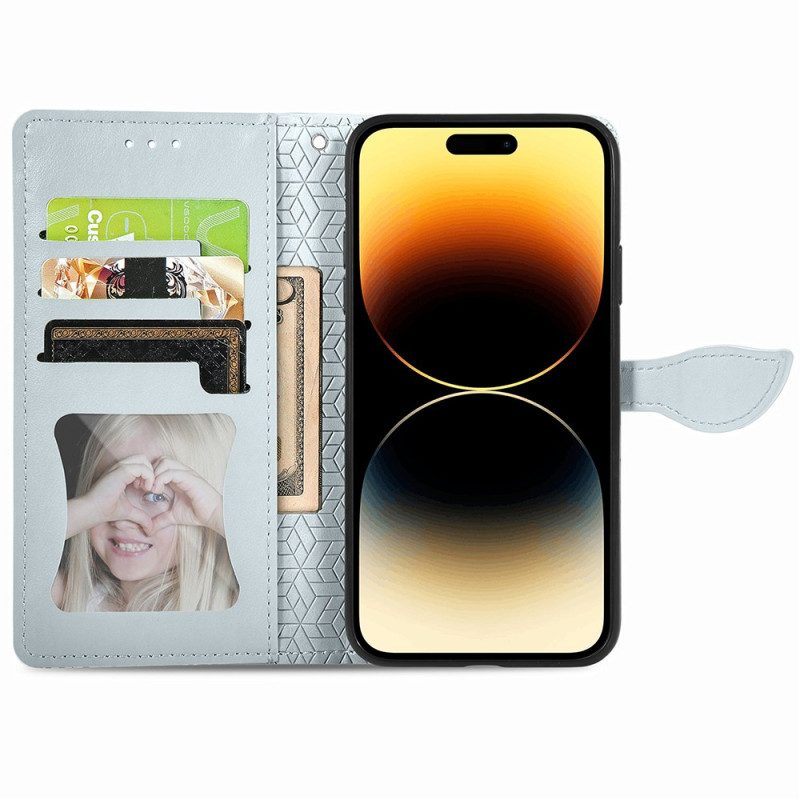 Folio-hoesje voor iPhone 15 Pro Max Stamblad