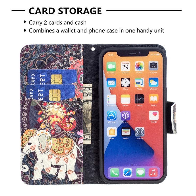 Folio-hoesje voor iPhone 15 Stamolifant