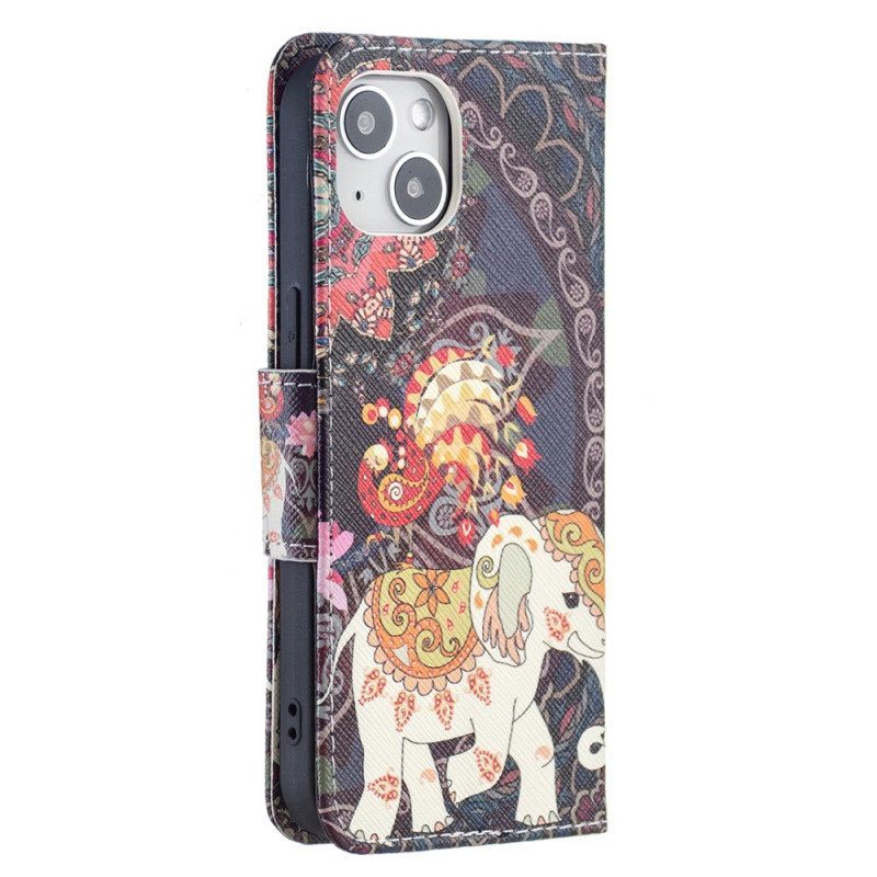 Folio-hoesje voor iPhone 15 Stamolifant