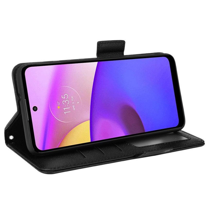 Folio-hoesje voor Moto E40 / E30 / E20 Flip Case Flap Dubbele Nieuwe Kleuren