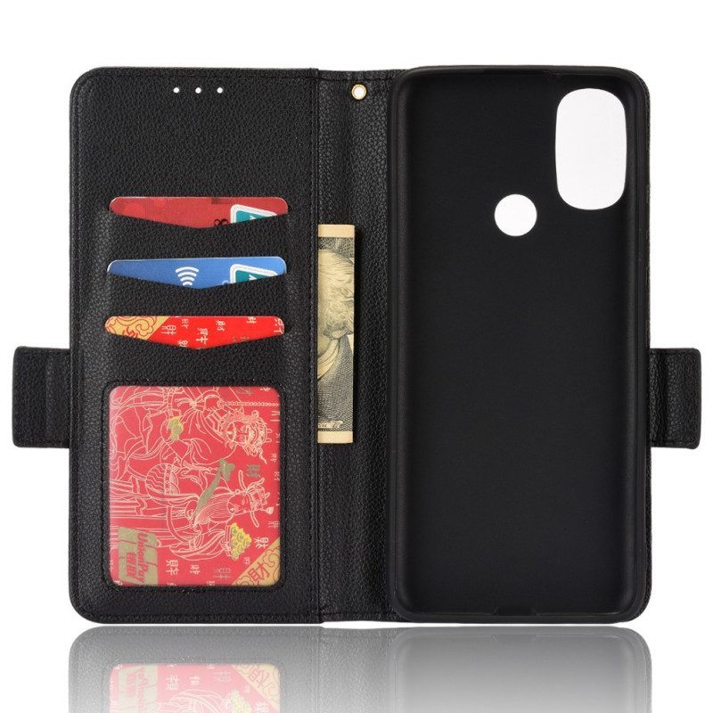 Folio-hoesje voor Moto E40 / E30 / E20 Flip Case Flap Dubbele Nieuwe Kleuren