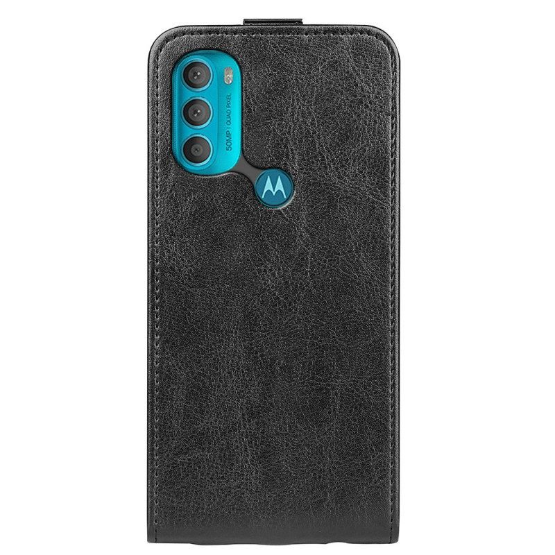 Folio-hoesje voor Moto G71 5G Flip Case Retro Opvouwbaar