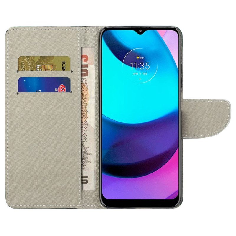 Folio-hoesje voor Moto G71 5G Militaire Camouflage