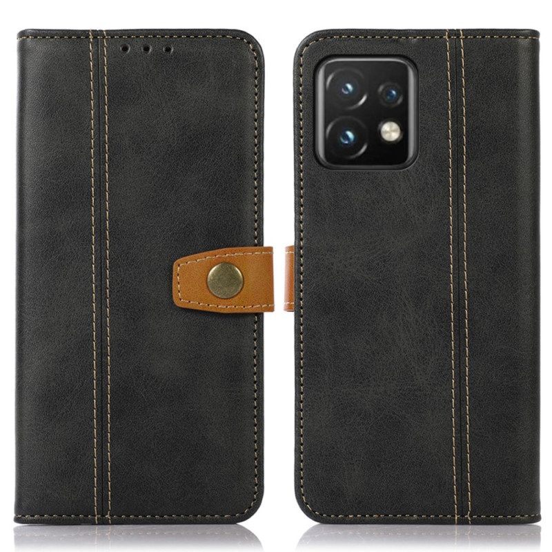 Folio-hoesje voor Motorola Edge 40 Pro Geweven Band