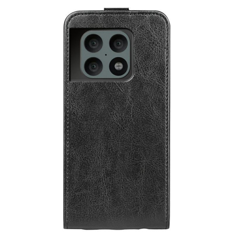 Folio-hoesje voor OnePlus 10 Pro 5G Flip Case Verticale Flap Leer Effect