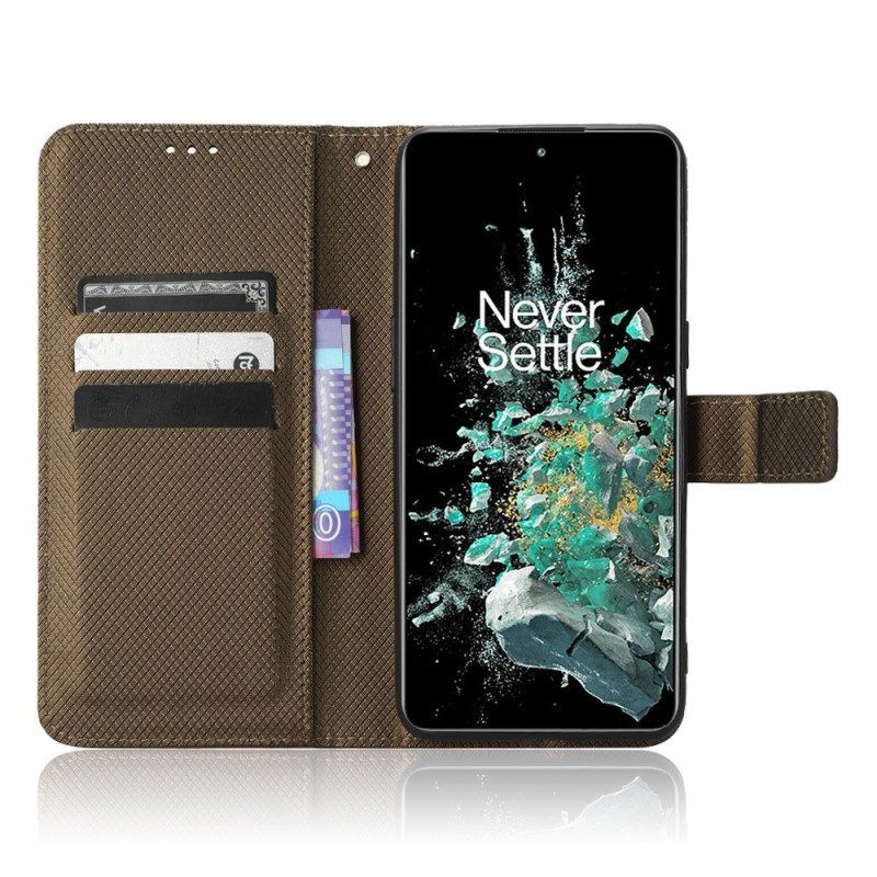 Folio-hoesje voor OnePlus 10T 5G Met Ketting Stijlvol Imitatieleer Met Bandjes