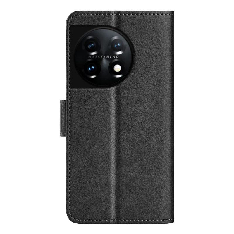 Folio-hoesje voor OnePlus 11 5G Flip Case Dubbele Klep