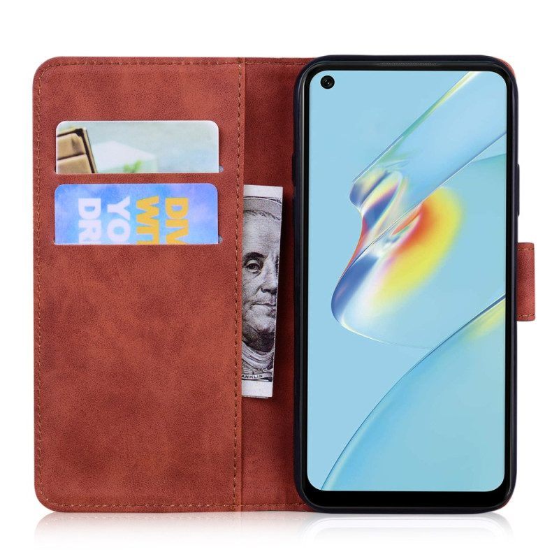 Folio-hoesje voor Oppo Reno 8 Lite Vlinder