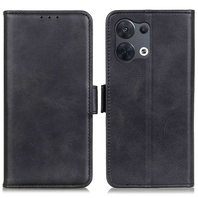 Folio-hoesje voor Oppo Reno 8 Pro Dubbele Sluiting