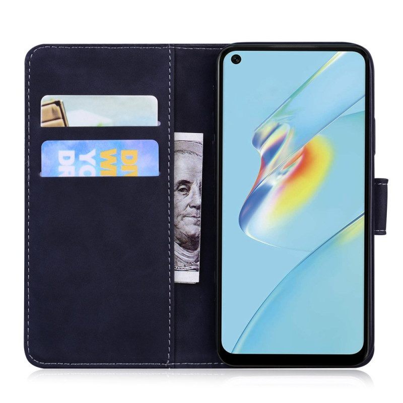 Folio-hoesje voor Oppo Reno 8 Vlinder