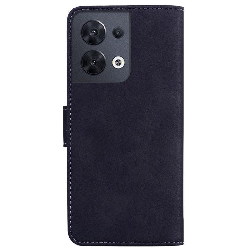 Folio-hoesje voor Oppo Reno 8 Vlinder